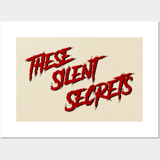 These Silent Secrets (In Red) Posters and Art